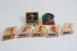 Vintage Pins Snickers Olympics Troy Akman Cowboys Tazmanian Devil Falcons - £4.67 GBP