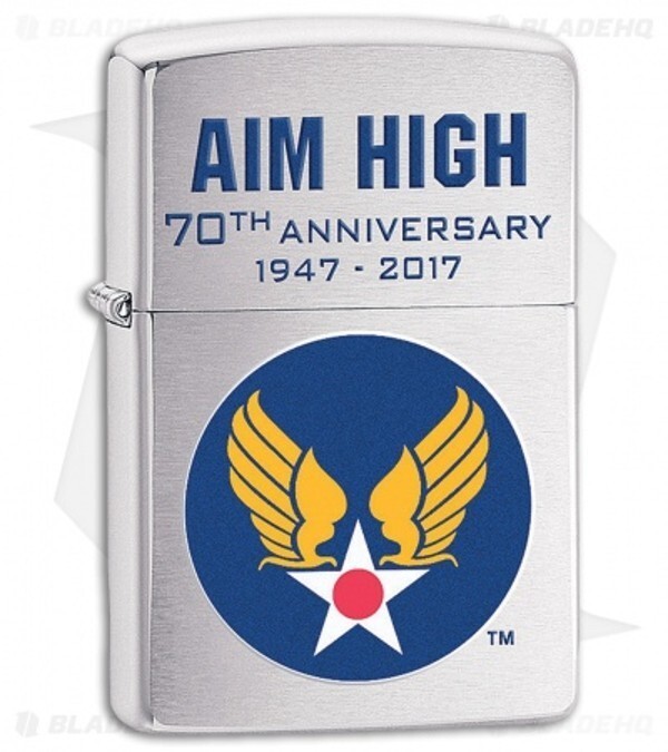 Rare Aim High USAF Air Force 70th Anniversary Zippo Lighter - $47.45