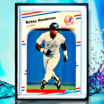 1988 Fleer #209 Rickey Henderson - New York Yankees - $1.43