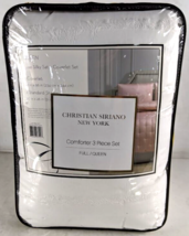 *NEW* Christian Siriano NY Kristen 3 Piece Comforter Set White Full/Queen, Queen - £45.45 GBP