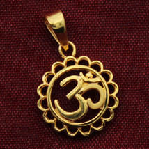 Bis 916 Unseen Gold Birthstone Jewelry Circle Pendants For Step Daughter - £178.50 GBP