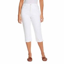 Gloria Vanderbilt Amanda Capri White Women&#39;s Size 8-10 NWT - $372.55 MXN