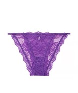 VICTORIA&#39;S SECRET DREAM ANGELS Mini String Bikini Panty Medium Purple Li... - £13.37 GBP