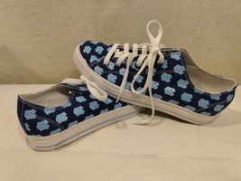 Unisex Row One NCAA North Carolina Tar Heels Low Top Shoes, Blue - £15.69 GBP