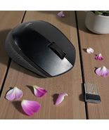 Logitech M330 SILENT Wireless Optical Mouse with USB Nano Receiver - Black - $18.27