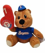 Texas Rangers Teddy Bear Plush #1 Nanco Offical Merchandise MLB Baseball... - $16.78