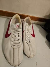 Vintage cortez size 8 Leather White/Red Express Shipping - £64.81 GBP