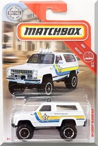 Matchbox - &#39;89 Chevy Blazer 4x4: MBX Rescue #11/20 - #53/100 (2019) *White* - $2.50