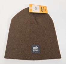 Berne Workwear Brown Duck Heritage Knit Beanie Acrylic Rib Knit Logo Pat... - $12.00