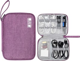 Cilla Electronic Organizer: Small Travel Cable Organizer Portable Waterp... - $43.76 CAD