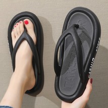 Women Outside Slippers Summer Runway Shoes Black 38-39(fit 37-38) - £15.13 GBP