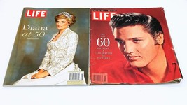 Lot of 2 Life Magazines 2011 Princess Diana at 50 &amp; 1995 Elvis at 60 - £19.94 GBP