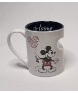 Disney Mickey Mouse Je’taime Coffee Mug Mickey XOXO Hearts Love Disney P... - $243.66 MXN