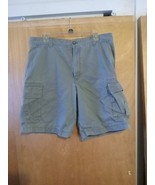 Izod Mens Olive Green Cargo Shorts Size 36 - £13.93 GBP