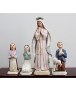 Extremely Rare Early Goebel Sacrart Set of 4 | Lady of Fatima, Lucia, Fr... - $10,178.71 MXN
