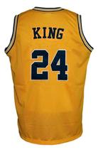 Jimmy King Custom College Retro Basketball Jersey Sewn Gold Any Size image 5