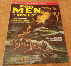 For Men Only Jul 1958 Rossi; Minney; Boulevard Girls of Paris; Cannibal Boat VG - £26.37 GBP
