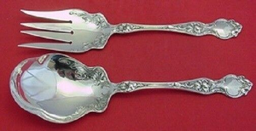 Violet By Wallace Sterling Silver Salad Serving Set  AS 2pc - $305.91