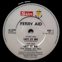 Ferry Aid - Let It Be / Let It Be (Gospel Jam Mix) [7" 45 rpm ] UK Import PS image 2