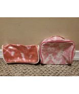 Lot of 2 Mark Avon Makeup Bags 7&#39;&#39;, 8&#39;&#39; Pink - $9.99