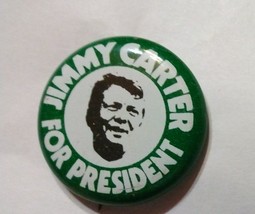 Jimmy Carter Political pin back button - £3.93 GBP