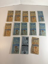 Vintage 1970-81 New York Mets Shea Stadium Ticket Stubs Lot MLB Baseball Memorab - $109.74 CAD