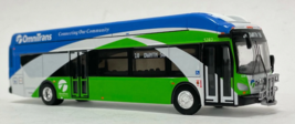 New Flyer Xcelsior bus XN40 Omni Trans CA 1:87/HO  Scale  Iconic Replicas NIB!! - £31.10 GBP