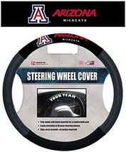 NCAA Arizona Wildcats Poly-Suede Steering Wheel Cover, Red - £18.94 GBP