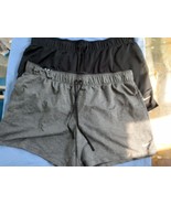 Nike Dri fit Training shorts Women&#39;s size XL Black and Gray gently used - $22.00