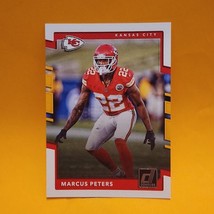 2017 Panini Donruss #222 Marcus Peters Kansas City Chiefs Football Card - £0.99 GBP