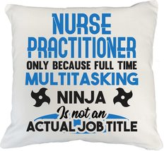 Make Your Mark Design Funny Multitasking Ninja Nurse Practitioner White ... - $24.74+