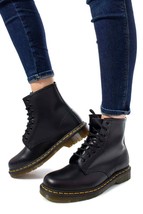 Dr. Martens Women Boots - 7 US EU 38 Black Leather Combat Platform Ankle New - $326.79 CAD