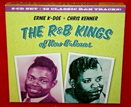 Ernie K-DOE &amp; Chris Kenner R&amp;B Kings Of New Orleans 2 Cd Set 42 Tracks Soul - £54.48 GBP