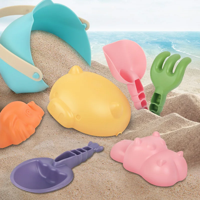 Children&#39;s Beach Toy Suit Sand Playing Tool Sand Shovel Seaside Outdoor ... - $28.15+
