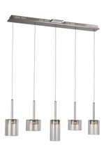 Trans globe 5-Light Polished Chrome LED Island Pendant with Clear Glass - £131.61 GBP