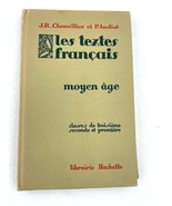 Les Textes Français Moyen Age Classes de troisième seconde et première 1... - £10.61 GBP
