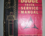 DODGE TRUCK SERVICE MANUAL S SERIES 1962 - $64.79