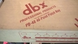 dbx PB-48 48-Point 1/4&quot; Patchbay balanced audio  DBXPB48 DF97CB-10196 - $93.10