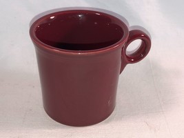 Claret Fiesta Coffee Mug Ring Handle Mint Homer Laughlin Pottery - £11.70 GBP
