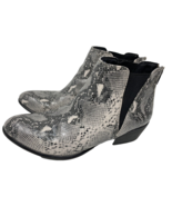 Esprit Gray Snakeskin Synthetic Leather &quot;Tiffany&quot; Ankle Boots, Women&#39;s S... - £14.66 GBP