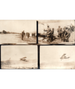 WWI Army Air Service Soldiers Airplane Biplane Multiview AEF Real Photo ... - £56.49 GBP