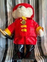 Dan Dee Fireman Chief Singing Bear Proud to be an American Series Plush Stuffed - £18.07 GBP