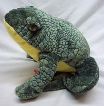TY Beanie Buddies 2007 NICE PONDER THE FROG W/ SCALES 7&quot; Plush STUFFED A... - $18.32