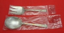 Golden Wheat by Gorham Sterling Silver Salad Serving Set All Sterling 9&quot;... - $444.51