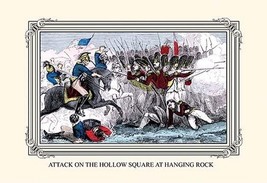 Attack on the Hollow Square at Hanging Rock by Devereux - Art Print - £17.25 GBP+