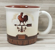 Cracker Barrel Old Country Store Stoneware 14 oz. Coffee Mug Cup Brown - £12.02 GBP
