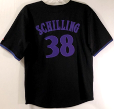 Arizona Diamondbacks Curt Schilling #38 MLB NL Boys 2000-03 Black Sewn Jersey L - £46.31 GBP