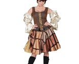 Tabi&#39;s Characters Women&#39;s Lady Pirate Costume Skirt, Medium Bronze - £135.88 GBP