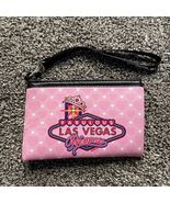 Fabulous Las Vegas Princess Pink Coin Purse Cosmetic Bag 3.5”x 5.5” Hearts - €6,84 EUR