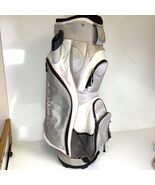 Adams Golf Idea 14-Way Beige Pink Gray Golf Club Bag w/ Shoulder Harness - $59.00